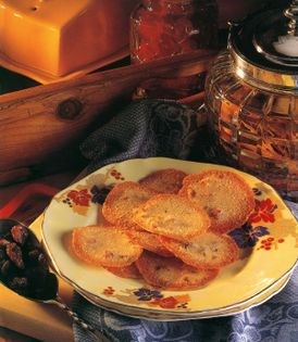 Rum and raisin biscuits