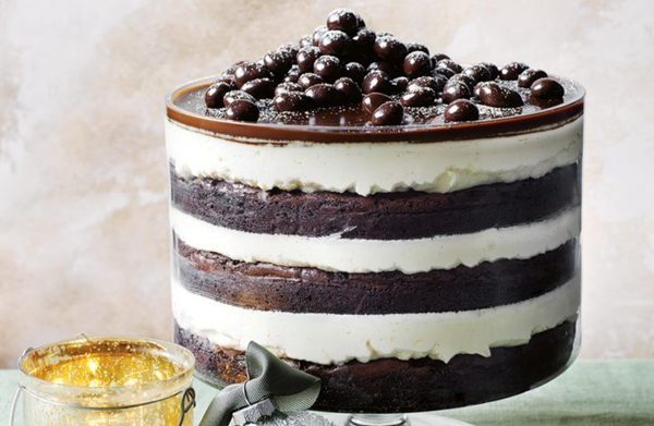 Rum and raisin trifle
