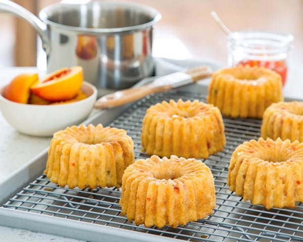 Rum red pepper jelly glaze