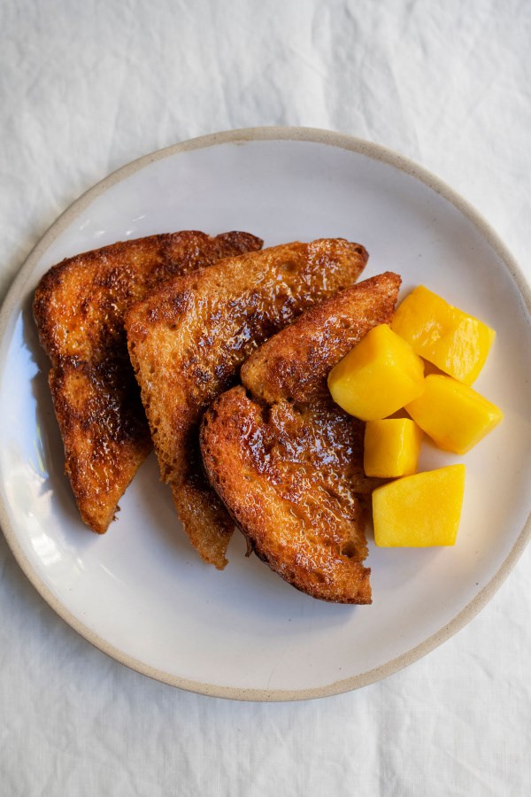 Rum-spiked French toast