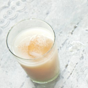 Rum-spiked horchata