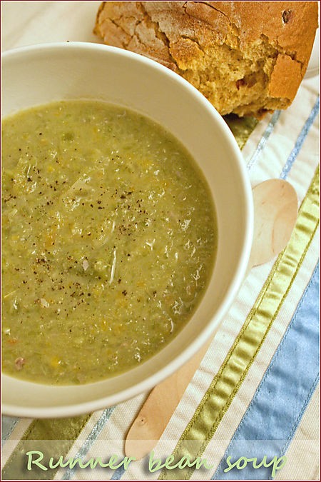 Runner bean soup