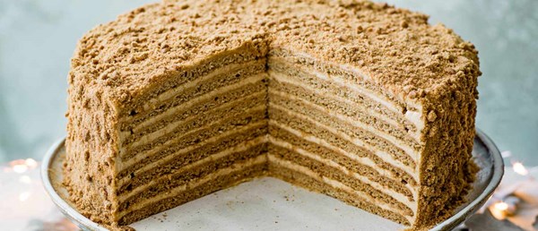 Russian honey cake