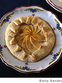 Rustic apple tarts