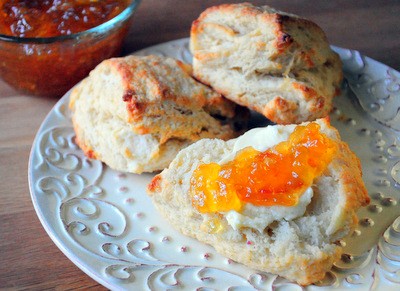 Rustic buttermilk scones