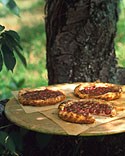 Rustic cherry tart