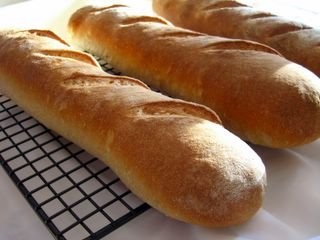 Rustic country baguettes