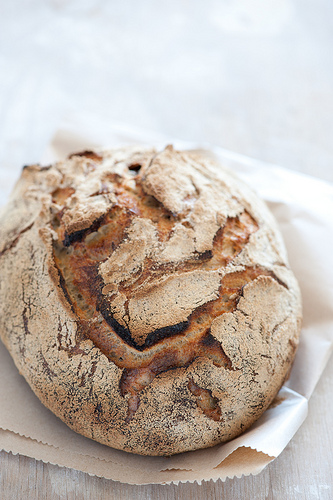 Rustic homemade sourdough