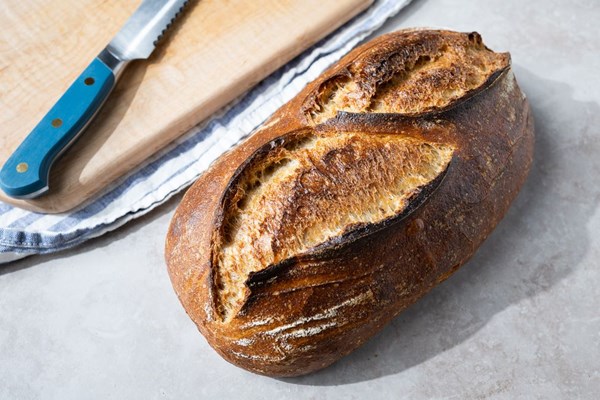 Rustic Italian sourdough bread
