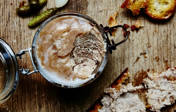 Rustic pork rillette