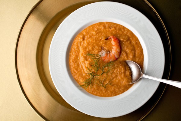 Rustic shrimp bisque