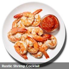 Rustic shrimp cocktail