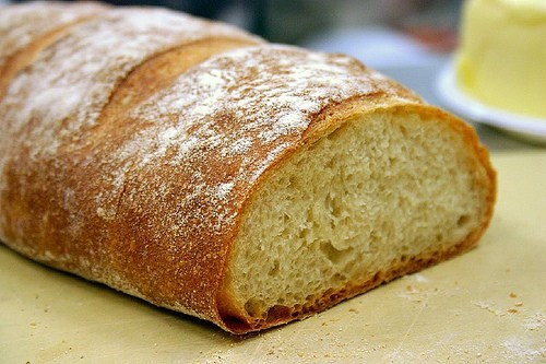 Rustic white bread