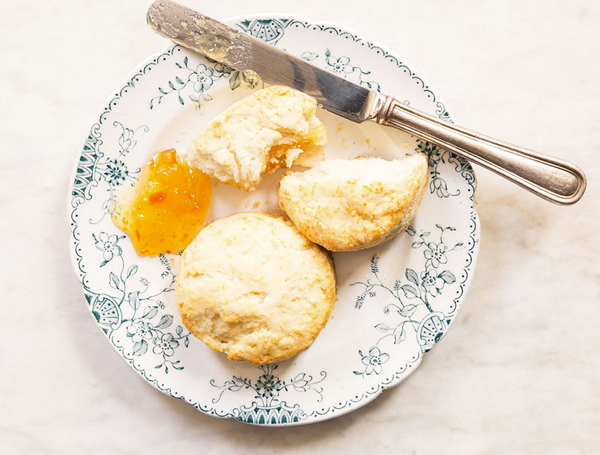 Ruth Reichl's cream biscuits