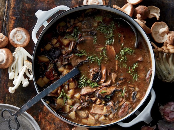 Ruthenian mushroom soup