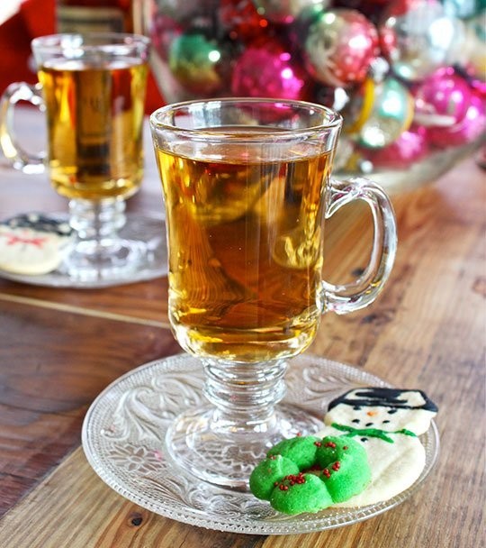 Rye and ginger hot toddy
