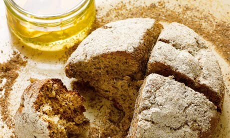 Rye and honey soda bread