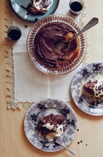 Rye bread & chocolate mousse