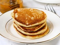 Rye buttermilk pancakes