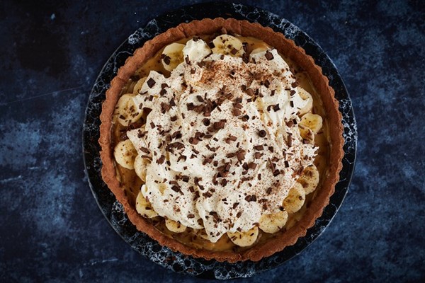  Rye, chocolate and cinnamon banoffee pie