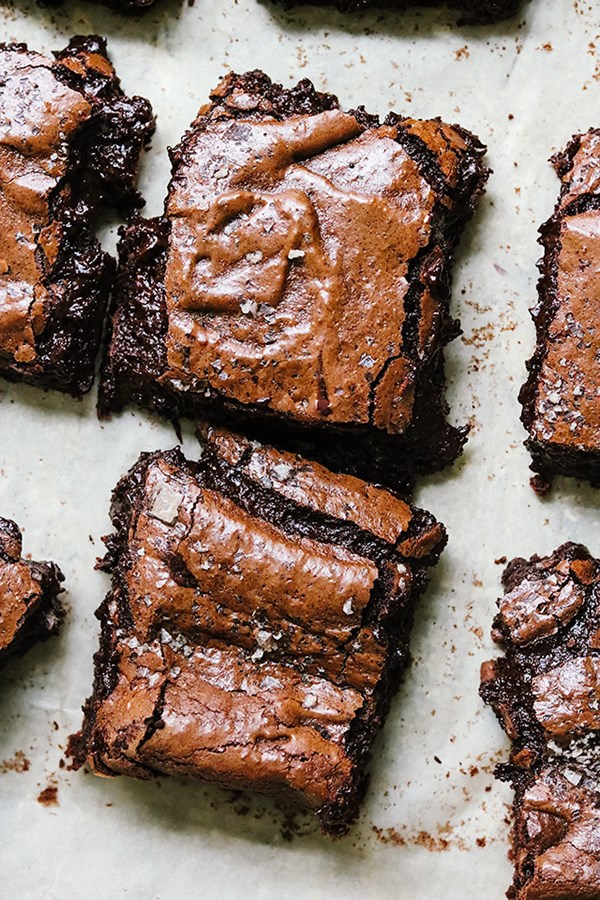 Rye chocolate brownies