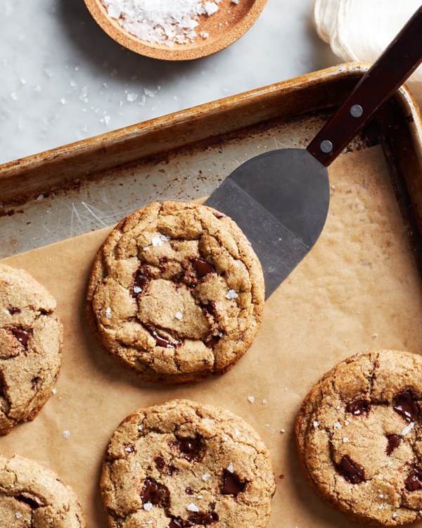 Rye chocolate chip cookies