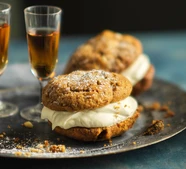 Rye Christmas pudding cookies