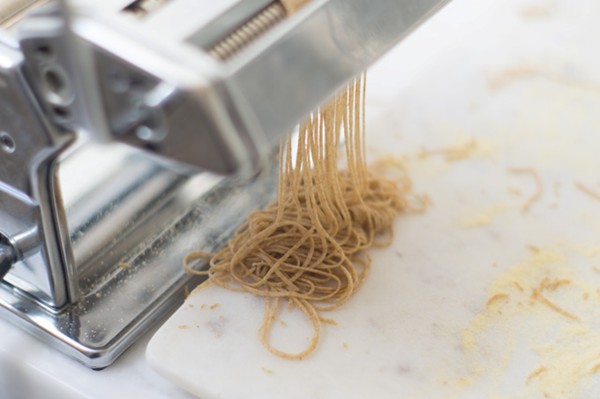 Rye pasta dough