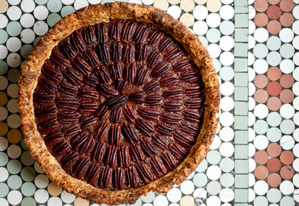 Rye pecan pie