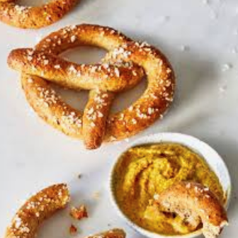 Rye soft pretzels
