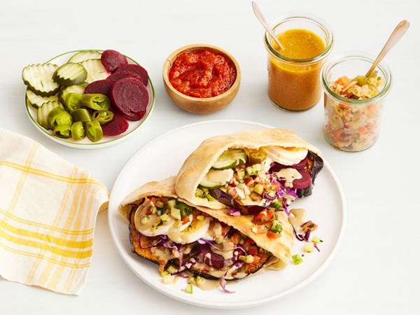 Sabich sandwiches