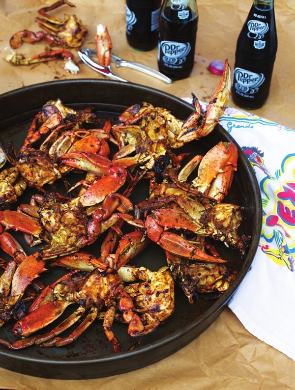 Sabine Pass barbecued crabs