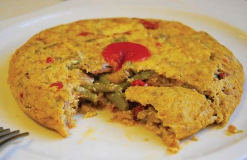 Sacromonte omelet (Tortilla Sacromonte)