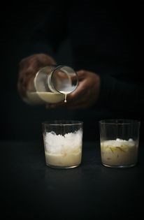 Saffron and cardamom milk