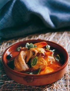 Saffron fish stew