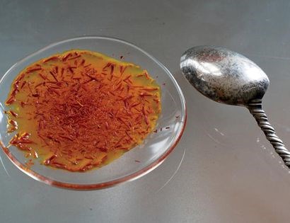 Saffron-flavored aioli