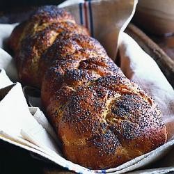 Saffron honey potato bread
