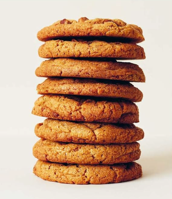 Saffron, pistachio & white choc cookies