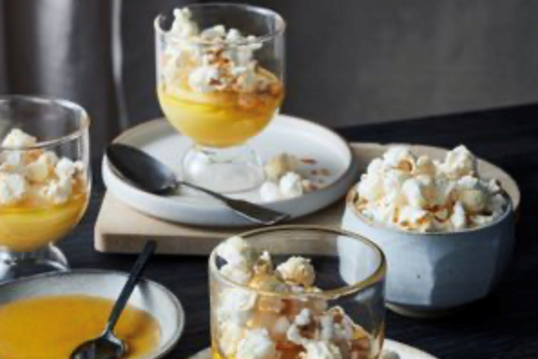 Saffron pudding with caramel (Budino allo zafferano con caramello) [Paolo and Kelly Picarazzi]