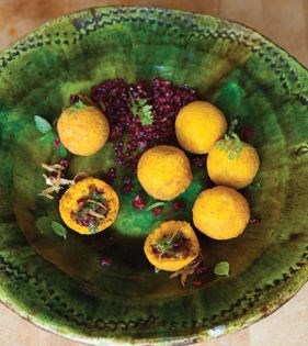 Saffron rice balls (Kobeh-ye Kordi)