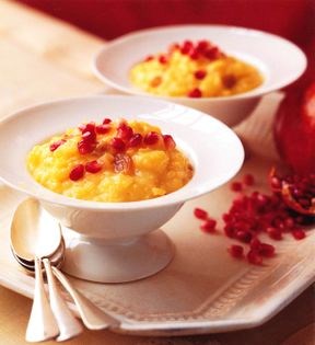 Saffron rice pudding (Zerde)