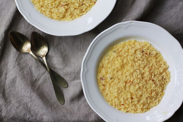 Saffron risotto (Risotto alla Milanese)