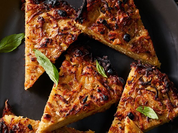 Saffron-soaked golden raisins