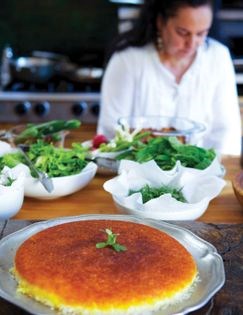 Saffron steamed rice (Chelow)