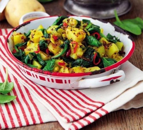 Sag aloo