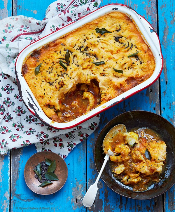 Sagar's masala fish pie
