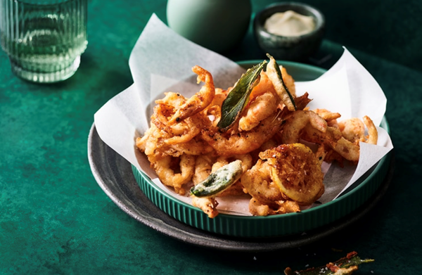 Sage and anchovy fritto misto