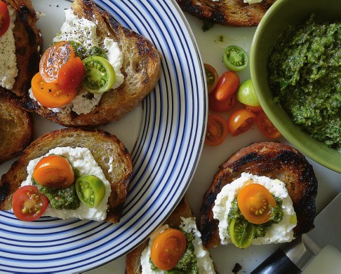Sage and arugula pesto