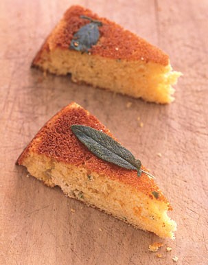 Sage and honey skillet cornbread
