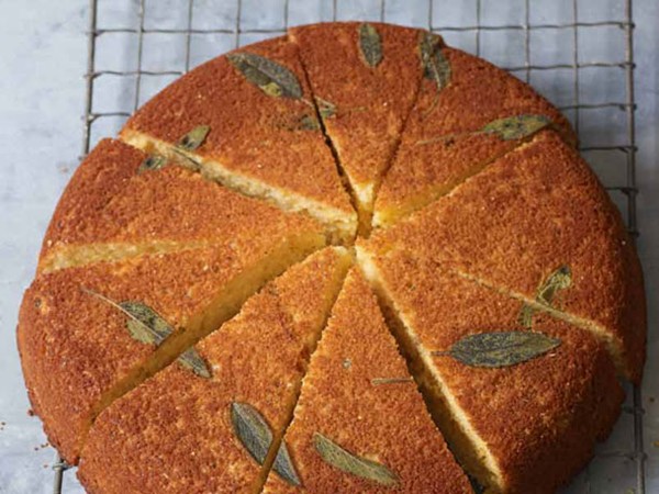 Sage and honey skillet cornbread (Bake the Book)